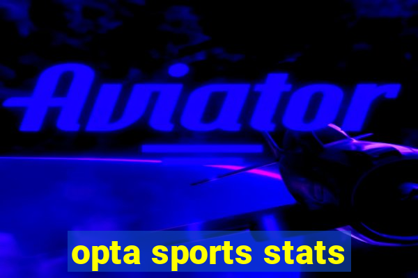 opta sports stats